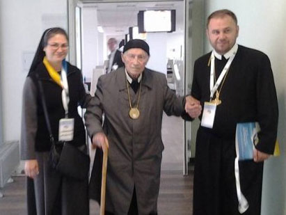 Як вітали найстарішого монаха на Тернопільщині (ФОТО)