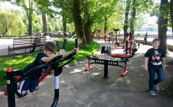 Де ще можна буде безкоштовно позайматися на вуличних тренажерах?