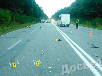 В аварії на Тернопільщині загинув велосипедист