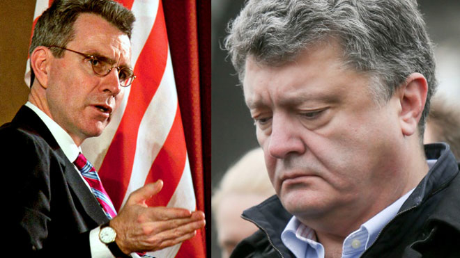 Посол США в Україні показав червону картку Порошенку