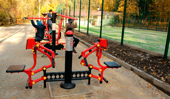 В парку «Національного відродження» створили умови для занять спортом