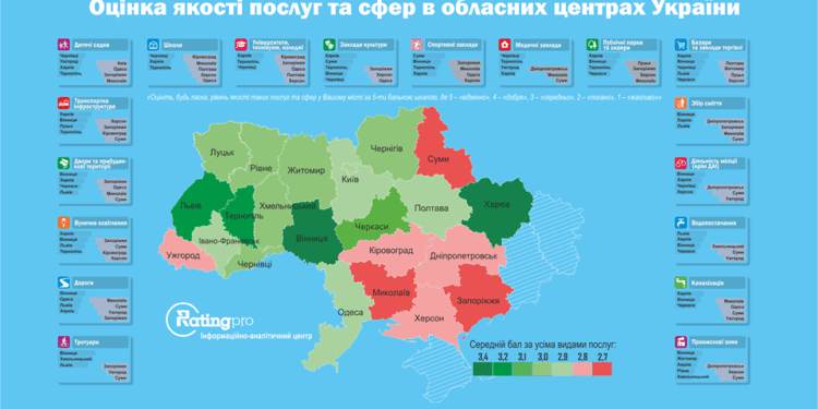 Тернопіль знову серед лідерів за якістю надання послуг