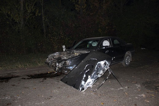Аварія поблизу Смиківців: водій з місця пригоди втік