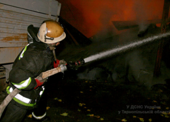 На Тернопільщині гасили пожежу на мільйон гривень