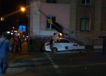 Нічна аварія у центрі Тернополя