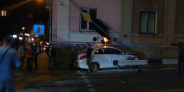 Нічна аварія у центрі Тернополя