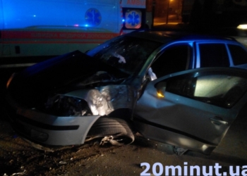 У Тернополі чотири аварії з п’ятьма потерпілими