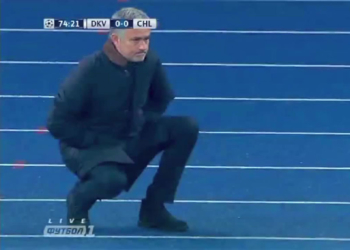 Гопак від Моурінью на матчі «Динамо» — «Челсі»