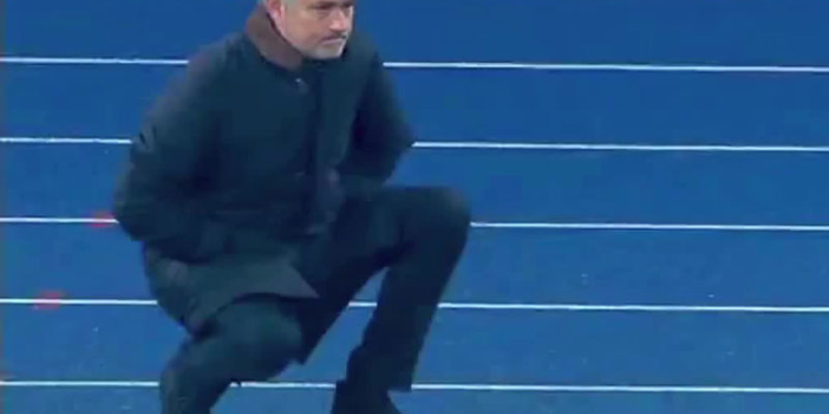 Гопак від Моурінью на матчі «Динамо» — «Челсі»