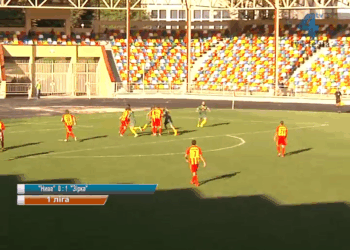 Тернопільська “Нива” мінімально поступилася лідеру