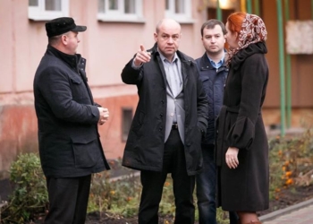 Сергій Надал поспілкувався з мешканцями вулиці Лесі Українки