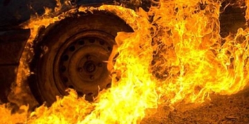 На Тернопільщині згоріли дві автівки, одна – внаслідок ДТП