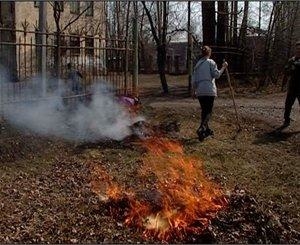 Муніципали міськради штрафуватимуть за спалення листя чи сміття