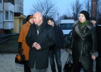 Робочий день Сергія Надала розпочався із огляду стану ремонтних робіт