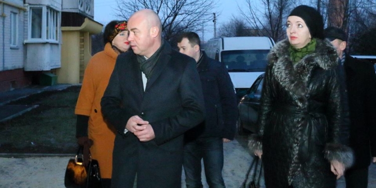 Робочий день Сергія Надала розпочався із огляду стану ремонтних робіт