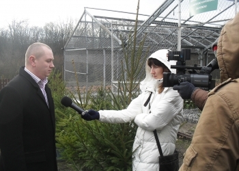 Винаходом тернопільських лісівників зацікавилися столичні журналісти