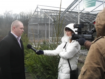 Винаходом тернопільських лісівників зацікавилися столичні журналісти