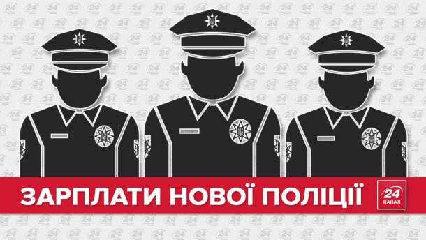 Скільки заробляє нова поліція (Інфографіка)