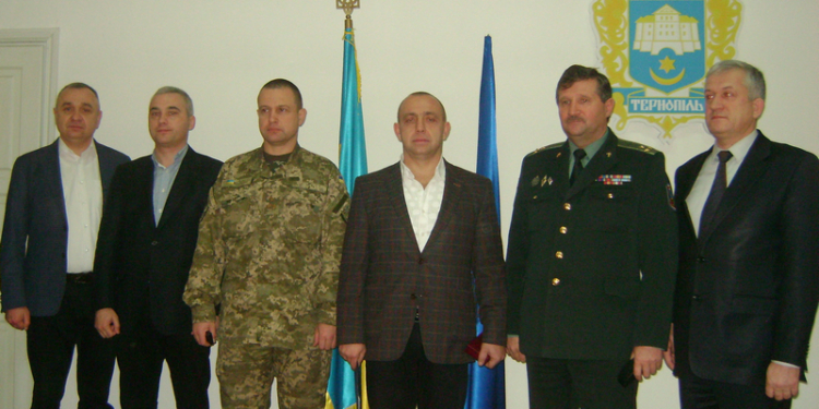 Доброволець з Тернопільщини Едуард Ремезюк отримав високу нагороду