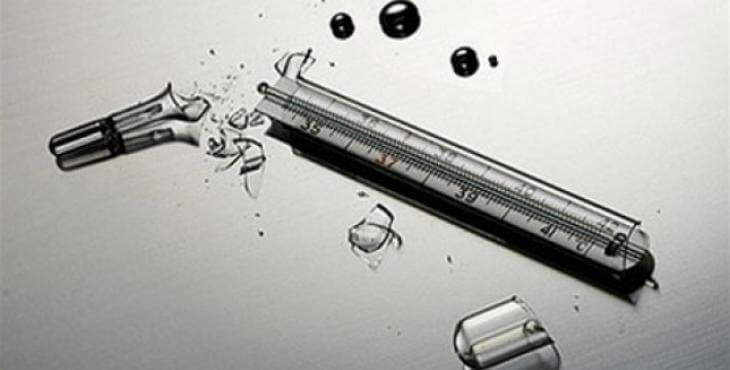 Чого не можна робити, коли розбився градусник?