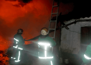 У Зборівському районі на Старий новий рік гасили пожежу