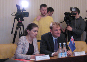 У Тернопіль приїхав посол Австралії