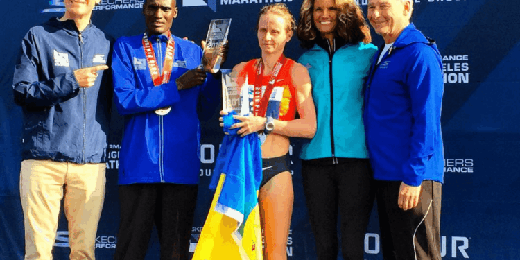 Наталія Легонькова із Бережан виграла престижний марафон у Лос-Анжелесі