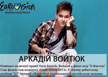 Аркадій Войтюк боровся за перемогу на національному відборі “Євробачення-2016”. Відео