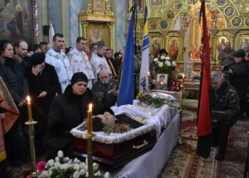 У Збаражі поховали воїна Юрія Горайського, який загинув в бою в зоні АТО (Фоторепортаж)