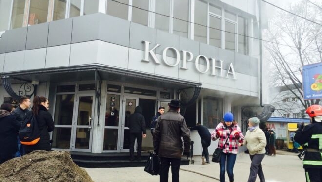 У Тернополі біля автовокзалу горів нічний клуб