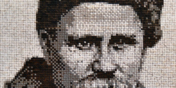 Тернополянин Мар’ян Вархолік зробив унікальний портрет Кобзаря з сірників