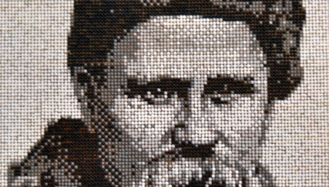 Тернополянин Мар’ян Вархолік зробив унікальний портрет Кобзаря з сірників