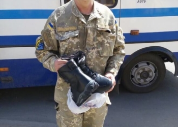 У Тернополі взули бійця АТО