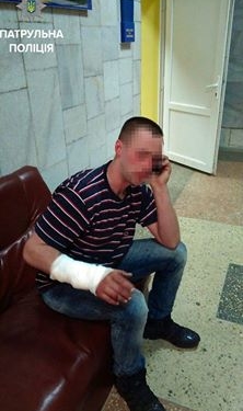 У Тернополі від поліцейських втікав іноземець (фото)