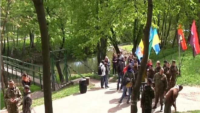 На честь дивізії СС «Галичина» активісти посадили дерева