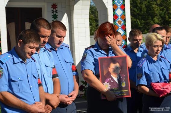 прощання з полеглими поліцейськими