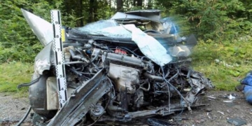 У страшній аварії на Тернопільщині загинув киянин, а його авто перетворилося на купу металобрухту