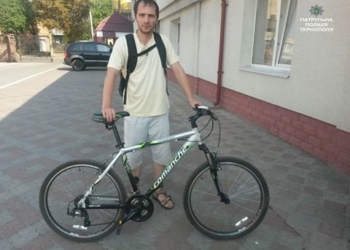 Знайдений велосипед у Тернополі дістався його власникові
