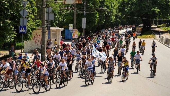 У неділю в Тернополі буде “нашестя” велосипедистів
