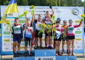юніорська команда з біатлону на Літньому чемпіонаті світу