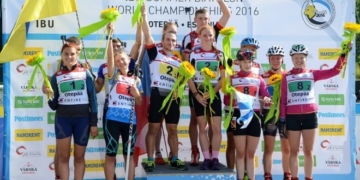 юніорська команда з біатлону на Літньому чемпіонаті світу
