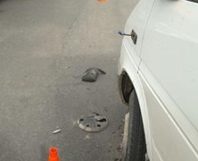 У Тернополі знайшли автомобіль, який втік з місця ДТП