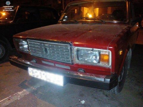 У Тернополі на Руській спіймали порушника з підробленими номерами авто