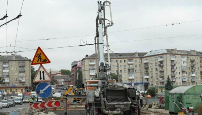 У центрі Тернополі рух буде ускладнений ще три тижні