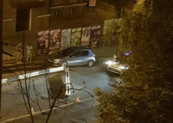 Біля “Політеху” у Тернополі жінка-водій протаранила огорожу (фотофакт)