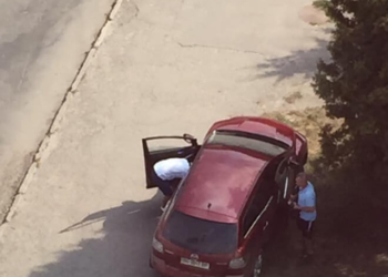 Головне, що в затінку: у Тернополі висміюють чергового горе-водія (фото)