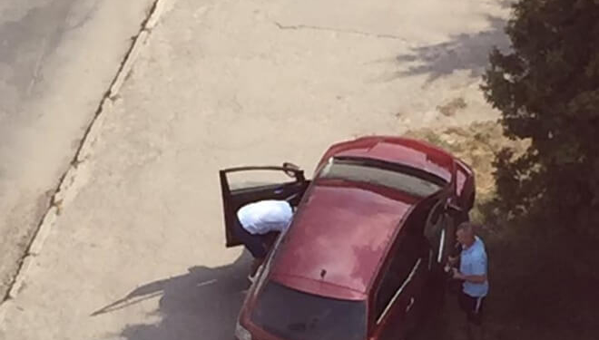 Головне, що в затінку: у Тернополі висміюють чергового горе-водія (фото)