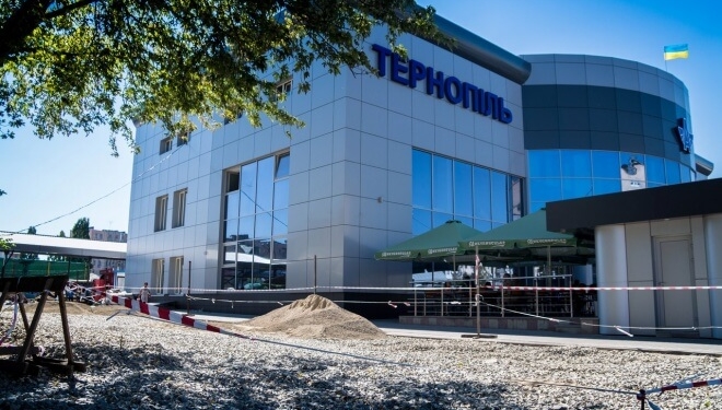 Як у Тернополі ремонтують центральний автовокзал (фото)