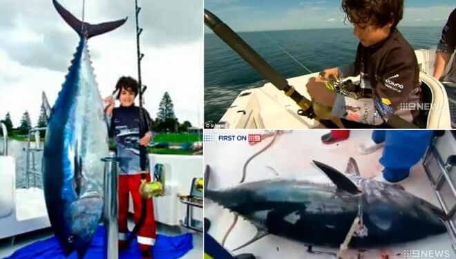 Рибу вагою 116 кілограмів спіймав 10-річний хлопчик (фото)