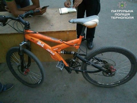 крадений велосипед